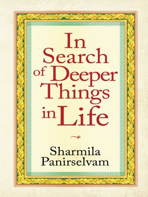 cover image of In Search of Deeper Things in Life